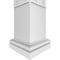 Ekena Millwork Craftsman Classic Square Non-Tapered Hastings Fretwork Column w/ Tuscan Capital & Tuscan Base CC0809ENHASTUTU - alternate 5
